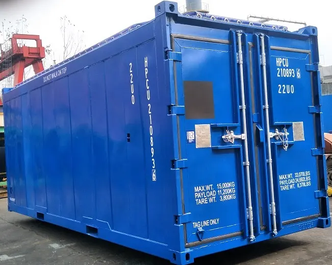 20ft Open Top DNV2.7-1 Offshore Container di Trasporto