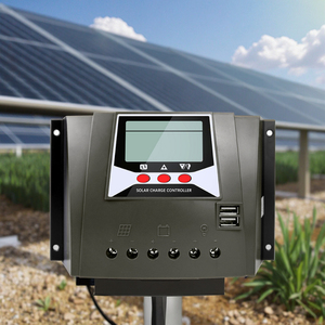 Более низкая цена 30/40/50/60/80A PWM контроллер солнечной зарядки 12V/24V/36/48V системное напряжение LCD ROHS Сертифицированный Контроллер освещения - Product Image 6