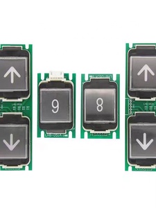 Кнопочный выключатель LHB-051A лифта Mitsubishi G02 COP LOP HOP детали лифта кнопка лифта - Product Image 2