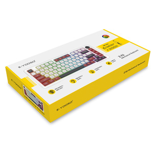 Wired Mechanical Gaming <strong>Keyboard</strong> 82 Keys RGB Ergonomic Design Hot-Swap Gasket Structure Wired Mechanical Gaming <strong>Keyboard</strong> - Product Image 6