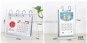 Minh bạch mới Standee sản phẩm Khung ảnh rõ ràng Acrylic Máy tính để bàn lịch đứng - Product Image 5