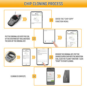 10 pz Xhorse VVDI Super Chip Transponder per ID46/40/43/4D/8C/8A/T3/47 2 Mini chiave di programmazione utensili - Product Image 4