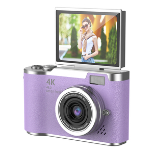 Hd 1080p 2.4 אינץ 'מצלמה דיגיטלית נטענת עם מסך סיבובי מצלמה קומפקטית 444mp לילדים מתחילים