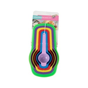 Bộ thìa đo sáng tạo 6 chiếc nhiều màu sắc, dụng cụ nhà bếp, chất liệu nhựa cấp thực phẩm, bộ thìa đo tự làm - Product Image 6