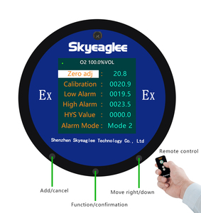 Explosions geschützter 3-in-1-Multi-Gasdetektor-Alarm 4-20mA/RS485 importierter Sensor CH4 O2 H2S-Methangasdetektor