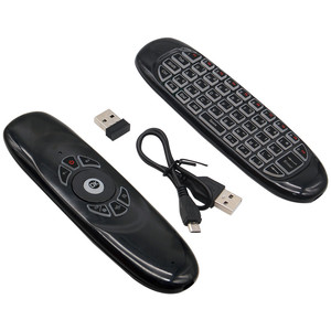 2,4 GHz C120 Mini Air Mouse inalámbrico con teclado Control remoto Teclado recargable USB con giroscopio - Product Image 4