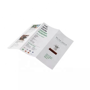 折叠传单目录印刷定制宣传册传单胶印纸手册说明价格便宜 - Product Image 6