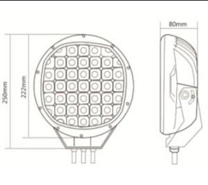 High Power 9600M Super Bright 24V <strong>12V</strong> Round <strong>Led</strong> Driving Light DRL Spotlight 7&quot; Inch Car 4x4 Truck 4WD Offroad <strong>Led</strong> Work Light - Product Image 4