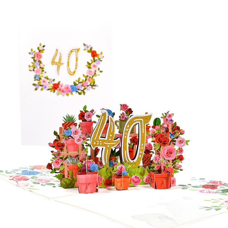 Biglietto Pop-Up per il 40° Anniversario