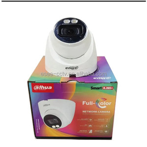 Dahua IP <strong>Camera</strong> 5MP Full-color Fixed-focal Warm LED Eyeball WizSense Network IP PoE <strong>Camera</strong> <strong>IPC</strong>-HDW3549TM-AS-LED - Product Image 1