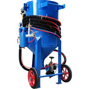 Yüksek basınçlı ıslak mobil kumlama Pot manuel kumlama makinesi pas kaldırma araba yenileme taş tekturing re için kullanın - Product Image 4