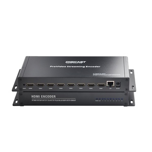 DIGICAST 8 In 1 H.265 HD MI a IP codificatore Video IPTV 8 canali Live Streaming Encoder - Product Image 1