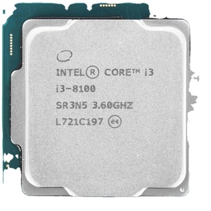 Gebraucht und überholt für Intel I3-8100/SR3N5 Quad-Core-CPU-Prozessor 3,6 GHz 65 TDP für Desktop-Computer Neu & In-Box