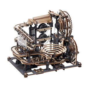 Robotime RokrDIY手作り組み立てウッドクラフトギフトLGA01マーブルランゲームおもちゃ3D木製パズル - Product Image 1