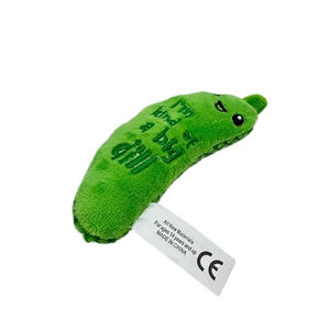 Wholesale Green Plush Velvet Interactive New Cat Toy with <strong>Catnip</strong> Eco-Friendly <strong>Banana</strong> Style Carton for Cats - Product Image 3