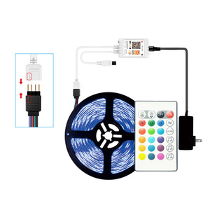 PWM светодиодный контроллер RGB 12-24 В Alexa Google Home пульт дистанционного управления Tuya 5 в 1 WiFi светодиодный контроллер - Product Image 3