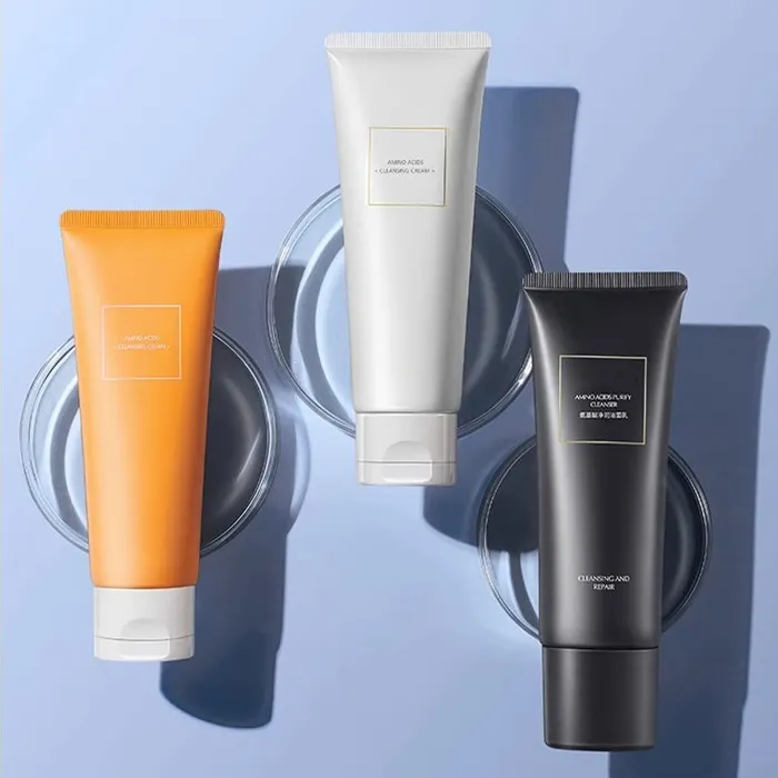Produits de soins de la peau coréens aux acides aminés Traitement de l'acné Nettoyant pour le visage pour peaux grasses