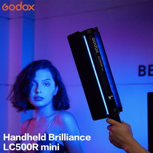 Godox ไฟ LED มือถือ LC500R มินิ2500K-8500K สองสีแบบวิดีโอ LED ไฟติดเอฟเฟกต์แสงติดประตูกั้น - Product Image 3