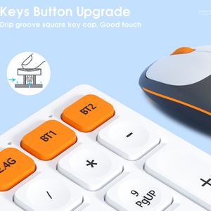 SAMA All in One Ultra-Thin <strong>Wireless</strong> Laptop Desktop <strong>Computer</strong> <strong>Keyboard</strong> and <strong>Mouse</strong> Set <strong>Mouse</strong> and <strong>Keyboard</strong> <strong>Combos</strong> - Product Image 5