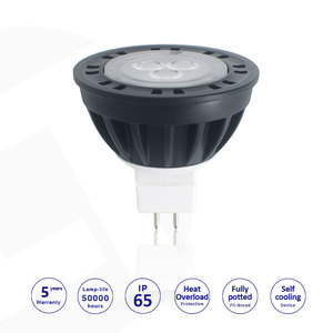แสงแนวนอน6W MR16หลอดไฟ LED 2700K อบอุ่นสีขาว12V GU5.3ฐาน Bi-Pin 30 45 60องศาสำหรับแสงสำเนียงภายนอก - Product Image 3