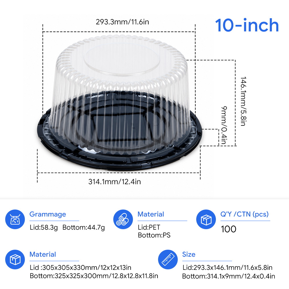 Black Base with Clear Lid