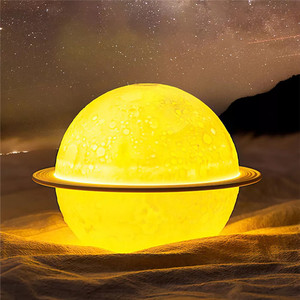 Mini humidificateur d'air 3D de lune avec port USB, pour la décoration, Art, spectacle, noël, nouveau Style - Product Image 2