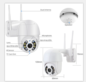 2025图雅摄像机室外3MP RTSP监控摄像机福帆Ip摄像机微型sd卡夜视 - Product Image 5