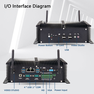 Mini ordenador de escritorio con pantalla para juegos RTX 3060 RTX 3080, procesador Intel Core I3 i5 i7 11th gen Linux NUC industrial mini PCs - Product Image 2