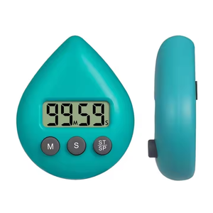 Interruttore elettronico digitale del Timer nella progettazione della goccia d'acqua in plastica accessori da cucina per lo studio della doccia che cucina meccanismo conveniente