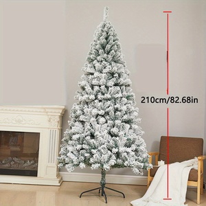 <strong>USA</strong> Christmas in Stock White Artificial Flocking Christmas <strong>Tree</strong> Simulation Snowfall Cedar Shopping Mall Window Decoration <strong>Tree</strong> - Product Image 6