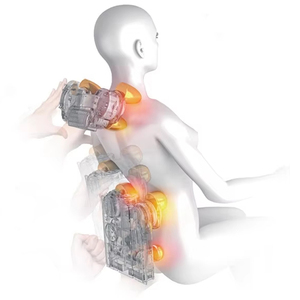 Top-Moderner Körper-Massagestuhl mit Knet- und Vibrationsfunktion, Shiatsu-Schwingung, Verstellbar, Faltbar, Mini-Schaukelstuhl mit Zeitsteuerung - Product Image 5