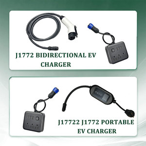V2L adaptörü ile Type1 J1772 taşınabilir elektrikli araç şarjı seviye 2 j1772 MODE2 elektrikli araç şarjı - Product Image 2