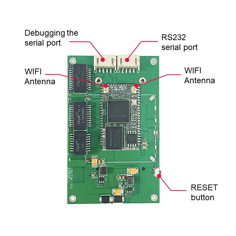 Oem Odm papan Pcba kartu Sim 4g saku kecil Wifi Router dengan port seri RS232