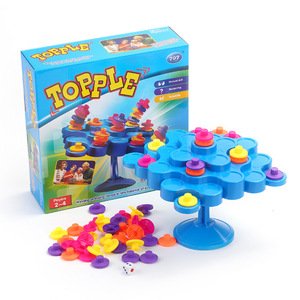 Educational Toy Desktop Balance Tree <strong>Tip</strong> Topple Stacking Table Board <strong>Game</strong> Toy for Kids - Product Image 6
