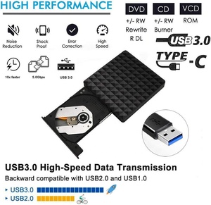 [GIET] 外置DVD光盘驱动器USB C Superdrive DVD/CD +/-RW ROM播放器刻录机写入器驱动器dvd复制光驱 - Product Image 4