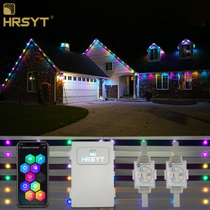 HRSYT LED nokta ışık Soffit ışıkları özelleştirilmiş APP akıllı kontrol konut ticari saçak ışıkları DC48V RGB/RGBW UCS2904 IP68 - Product Image 1