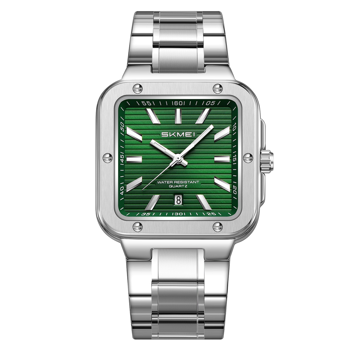 Argent/vert