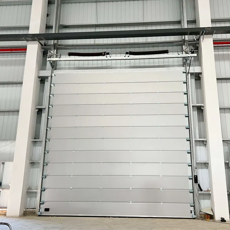 Modern Style Automatic Warehouse Sectional Door Best Insulated Sectional Steel Doors Factory Overhead Industrial Door