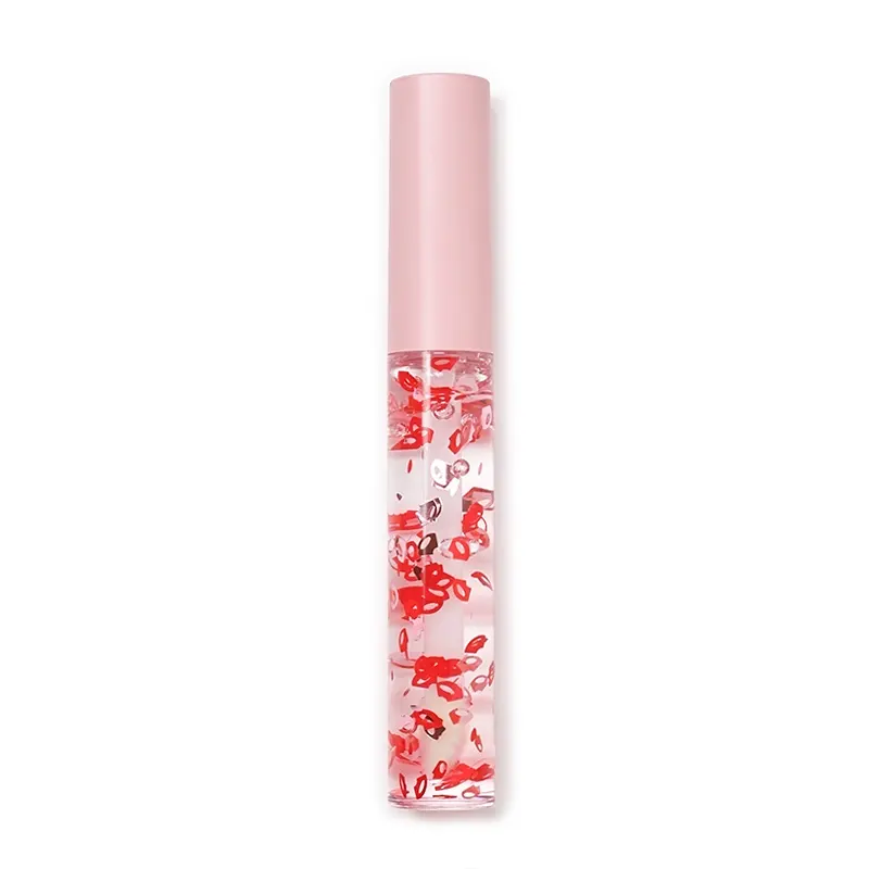 Base Lipgloss Oil Pink Tubes Glitter Rose Gold Clear Flavored Alta Qualidade Plumper Natural Coconut Lip Gloss