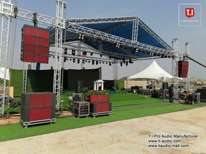 Sistema de sonido de tres vías Altavoz Doble 15 pulgadas Rendimiento al aire libre Line Array Equipo de música profesional - Product Image 4