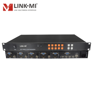 Multiviewer 4x1 Entradas HDMI/VGA/CVBS/USB Pantalla cuádruple de video HD para monitor de pantalla LCD Multiviewer HDMI 4 en 1 Salida Interruptor HDMI