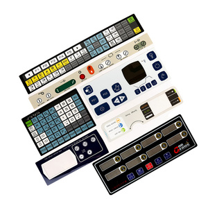 Electrónica inteligente Adhesivo de forma personalizada de alta calidad Interruptor de membrana flexible personalizado Teclado Interruptores de membrana Teclado de computadora - Product Image 1