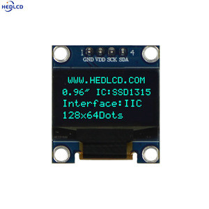 Werksverkauf 0,96 Zoll 12864 128x64 OLED COG COB-Anzeige modul blau weiß gelb Farbe Bildschirm Panel SSD1315 4-polige I2C-Schnittstelle - Product Image 2