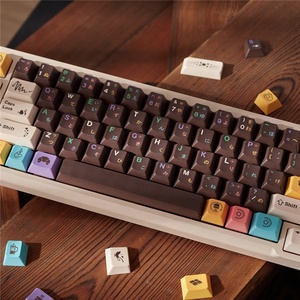 下午茶键帽樱桃轮廓游戏键盘键帽PBT 129/23键帽<span class=keywords><strong>MX</strong></span>开关机械键盘