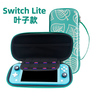 ポータブルスリムEVAハードシェルストレージバッグ任天堂用スイッチ2保護森リーフゲーム包装ボックスPS対応