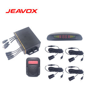 Parking <strong>Sensor</strong> Auto Aid LED Display Radar Alarm System with <strong>4</strong> <strong>Sensors</strong> <strong>Reverse</strong> Backup Monitor Detector for Truck Universal IP 69K