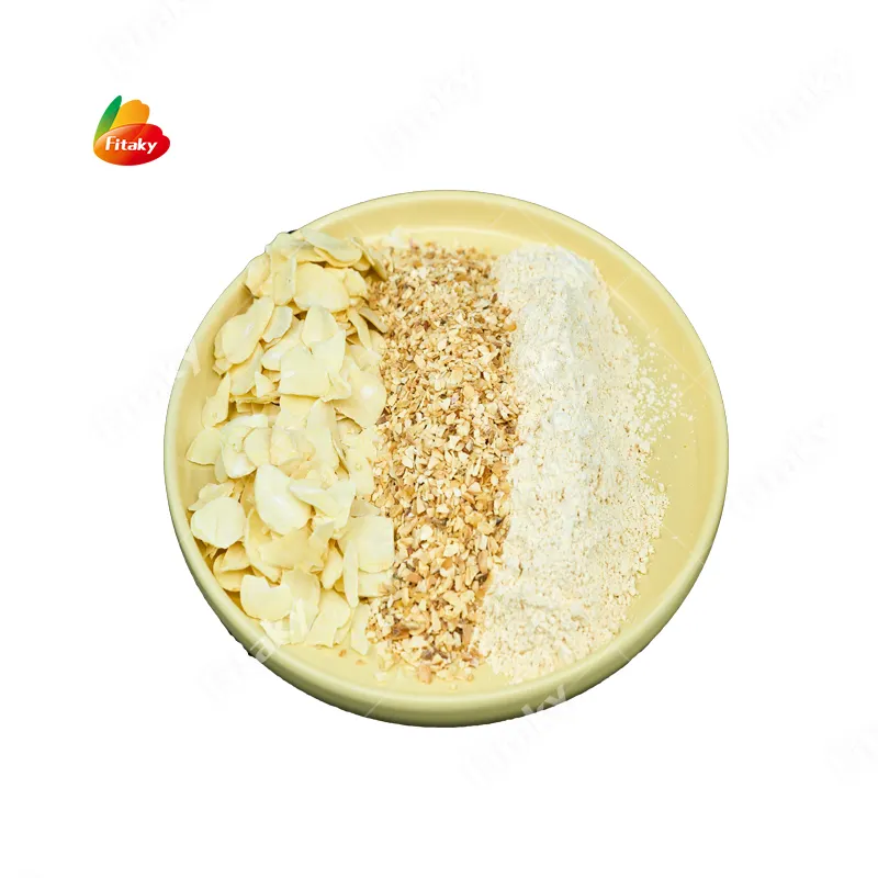Poudre d'ail déshydratée Offre Spéciale 40-60 granules d'ail sec d'ail frais séchés par maille