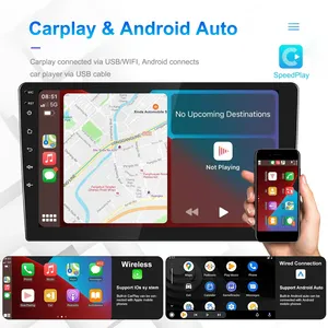 7862S Universal Android Auto Stereo DVD-Player 9-10 Zoll LCD OLED TFT Touchscreen DSP Navigation GPS WIFI BT FM Radio Autorado - Product Image 3