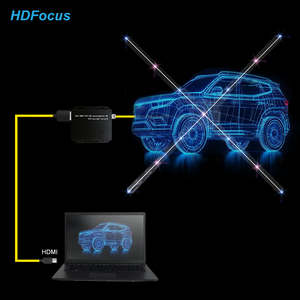 PC连接65厘米3D全息投影仪HDMI输入计算机交互式全息风扇全息显示器HDMI同步 - Product Image 1