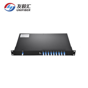 8 + 1チャネルCWDM Mux Demux光マルチプレクサエクスプレスポート1U 19 "ラックマウントデュアルLC/UPC - Product Image 2